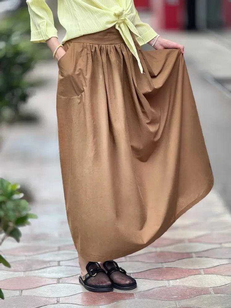 دامن لینن زارا